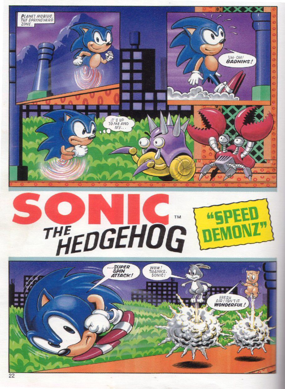 Sonic the Hedgehog Yearbook 1991 Page 21